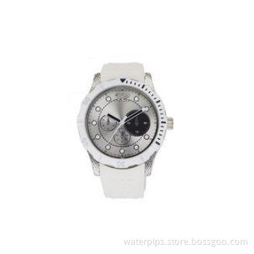 White Quartz Movement Women Wrist Watch With 30M Water Resi